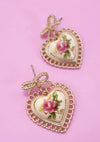 Rosette Cœur Earrings