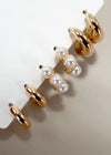 Perle & Or Earring Set