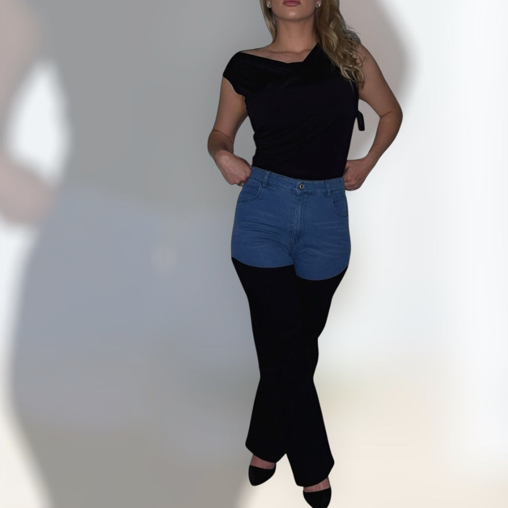 THE DOUBLE-TAKE DENIM | Stretch jeans with blk