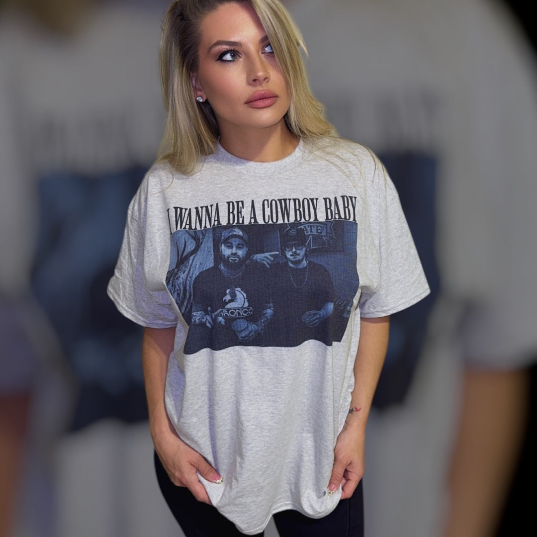 I WANNA BE A COWBOY TEE | Graphic Tee