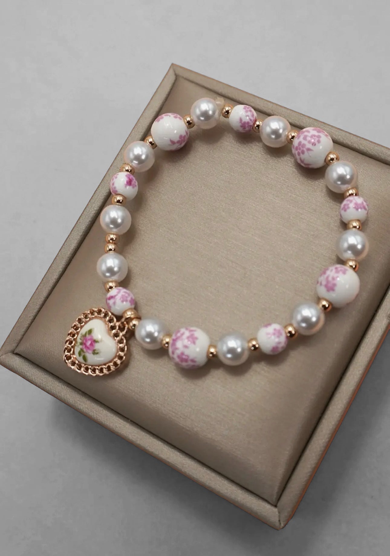 Rosette Perle Bracelet