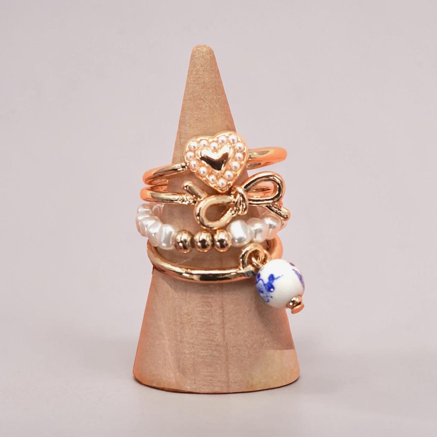 La Douceur Ring Stack | SIZE 7, ADJUSTABLE