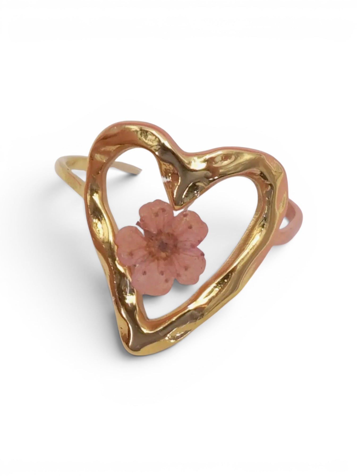 Eternal Bloom Ring | ADJUSTABLE 18K GOLD DIP