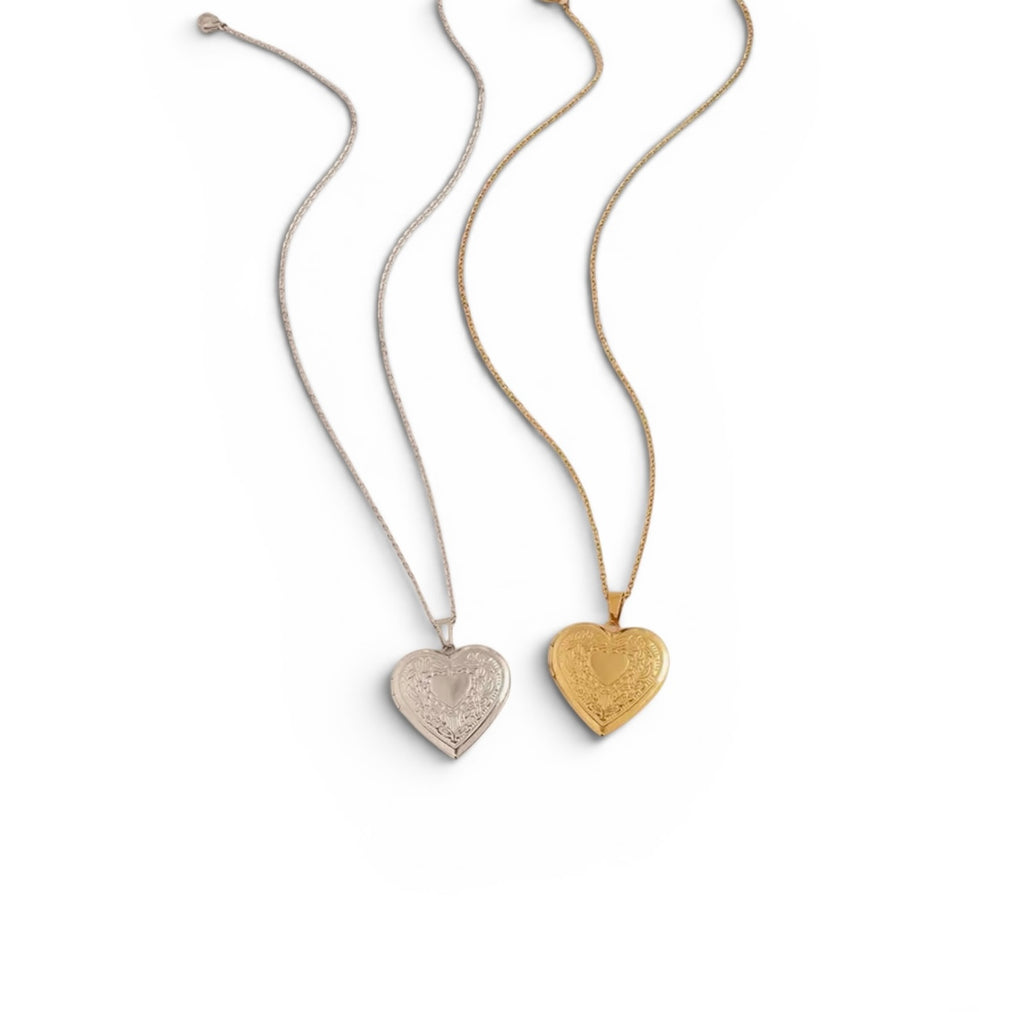 Mémoire Locket Necklace | Stainless Steel Tarnish-Free Heart Locket