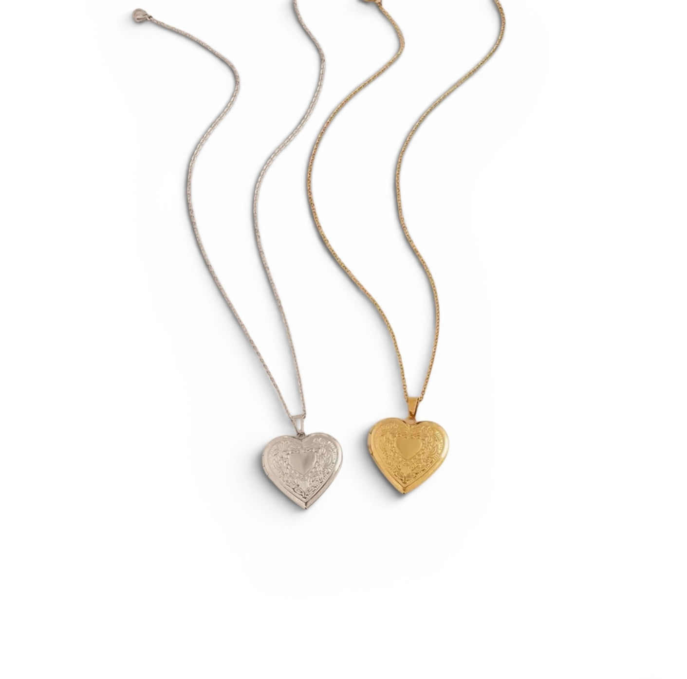 Mémoire Locket Necklace | Stainless Steel Tarnish-Free Heart Locket
