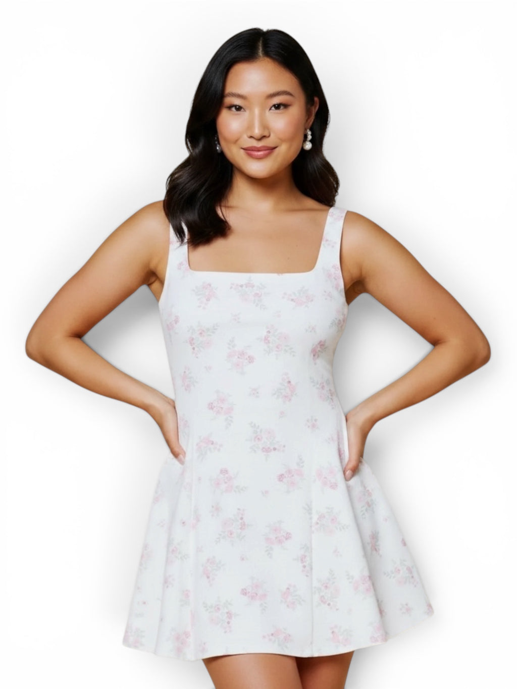 Petal Reverie Mini Dress