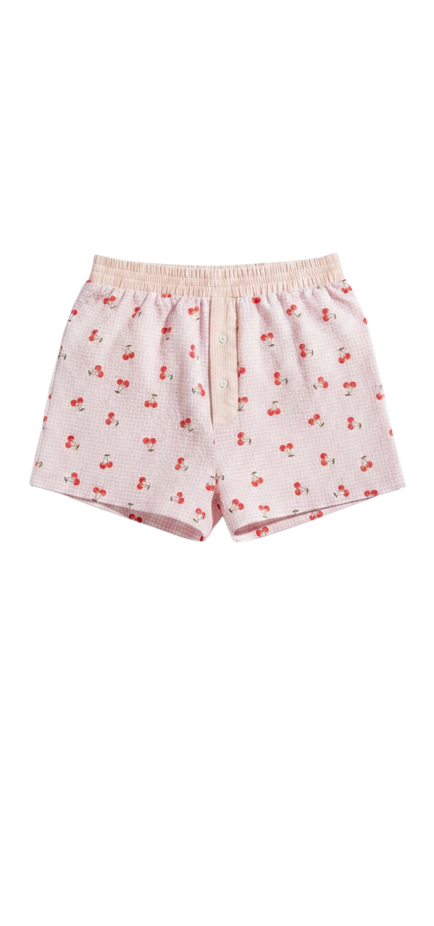 Cerise Boxer Short